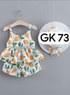 Multi Colour GURUKRUPA Girls Party Wear Stylish Kids Colllection GK-73